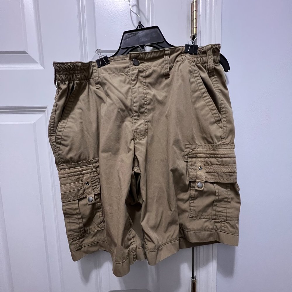 Haband size 34 tan travelers shorts